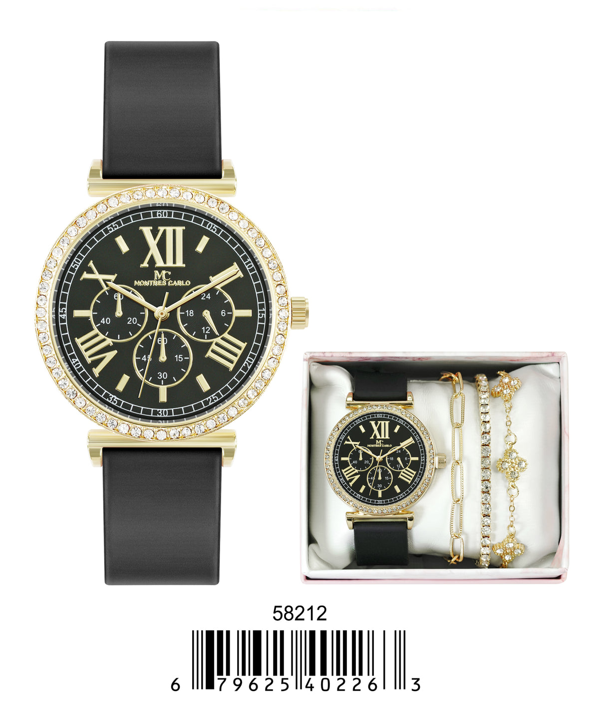 5821-JB8 - Silicon band watch Gift Box Edition