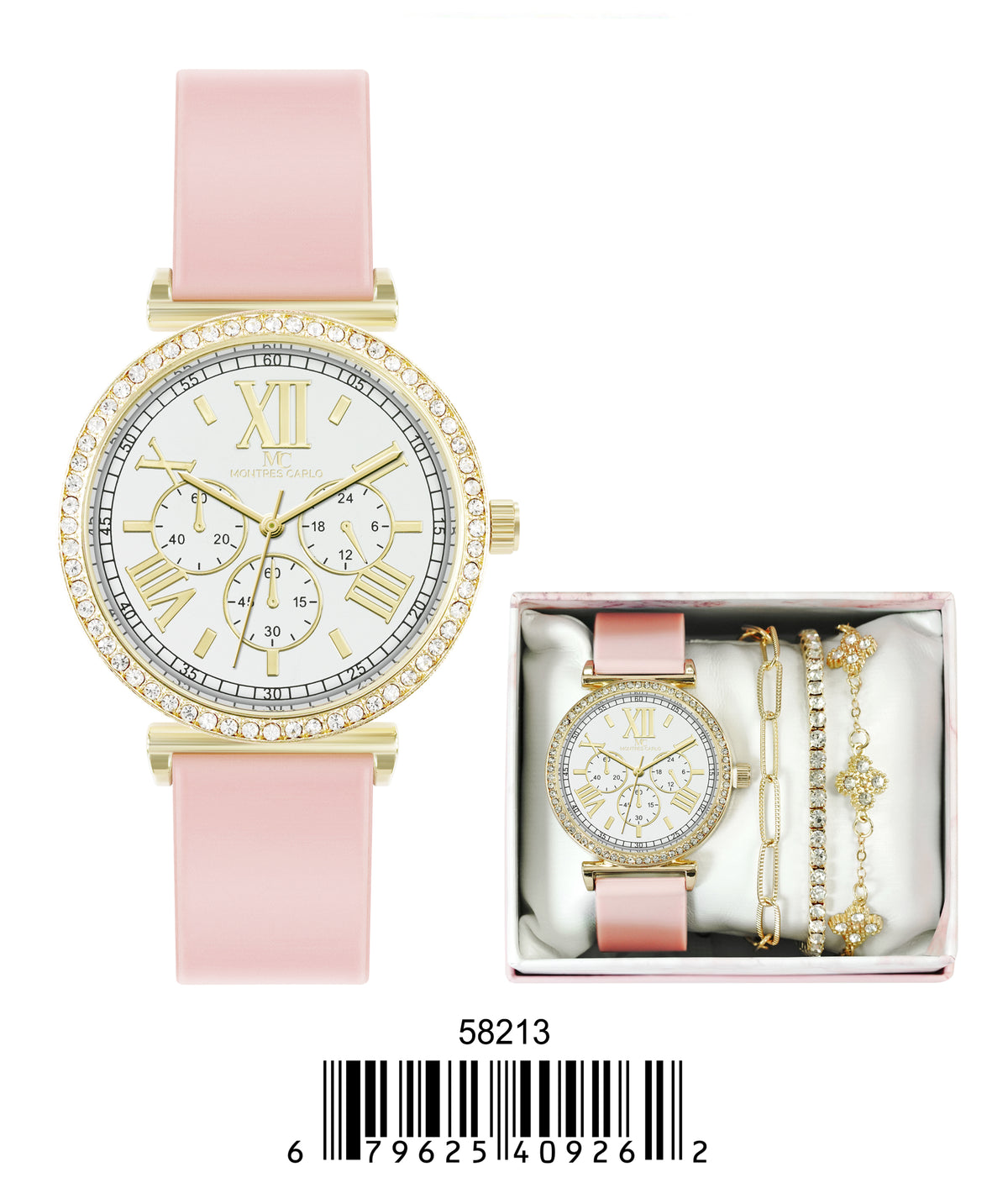 5821-JB8 - Silicon band watch Gift Box Edition