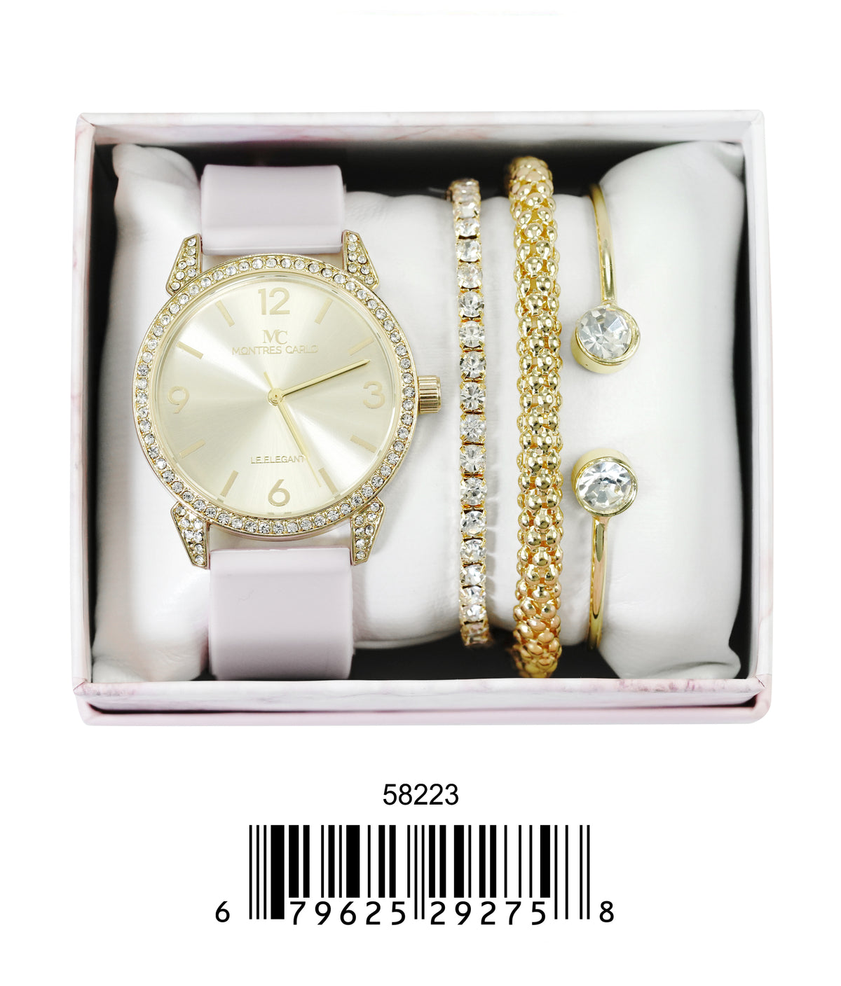 5822-JB8 - Silicon band watch Gift Box Edition