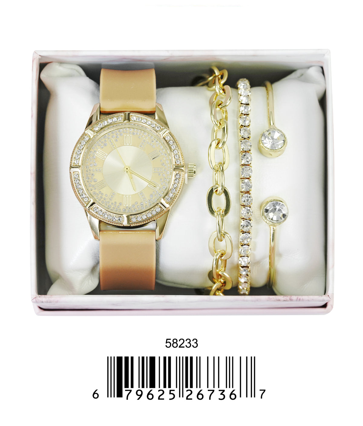 5823-JB8 - Silicon band watch Gift Box Edition
