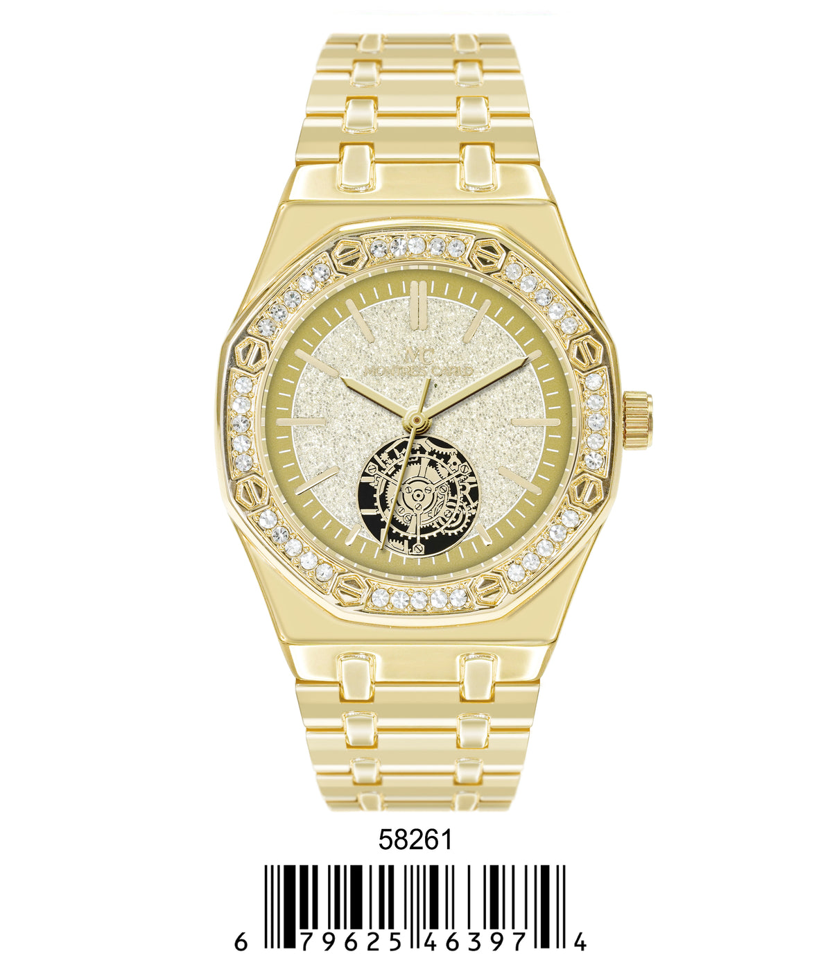 5826-Montres Carlo Metal Band Watch