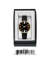 ALB116-Montres Carlo Faux Leather Band Watch