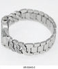 AR-5344 - Boxed Ice Metal Bracelet Watch with Chain