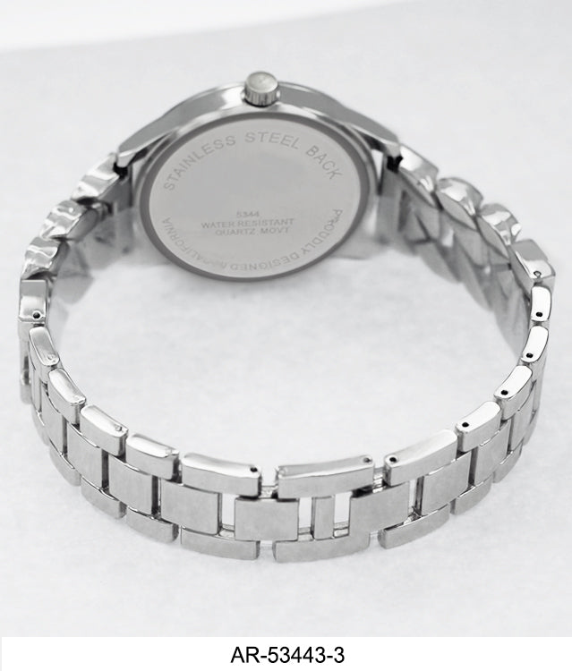 AR-5344 - Boxed Ice Metal Bracelet Watch with Chain