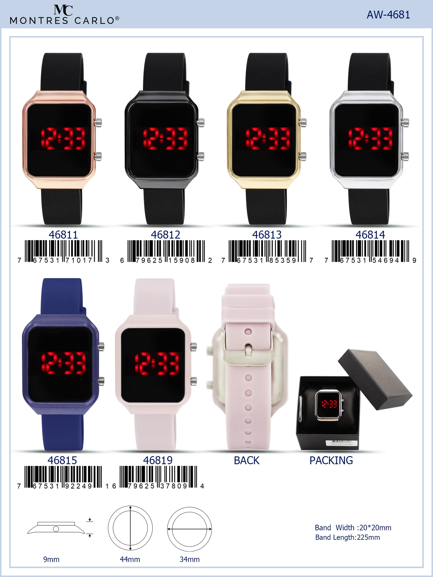 4681 - Reloj LED