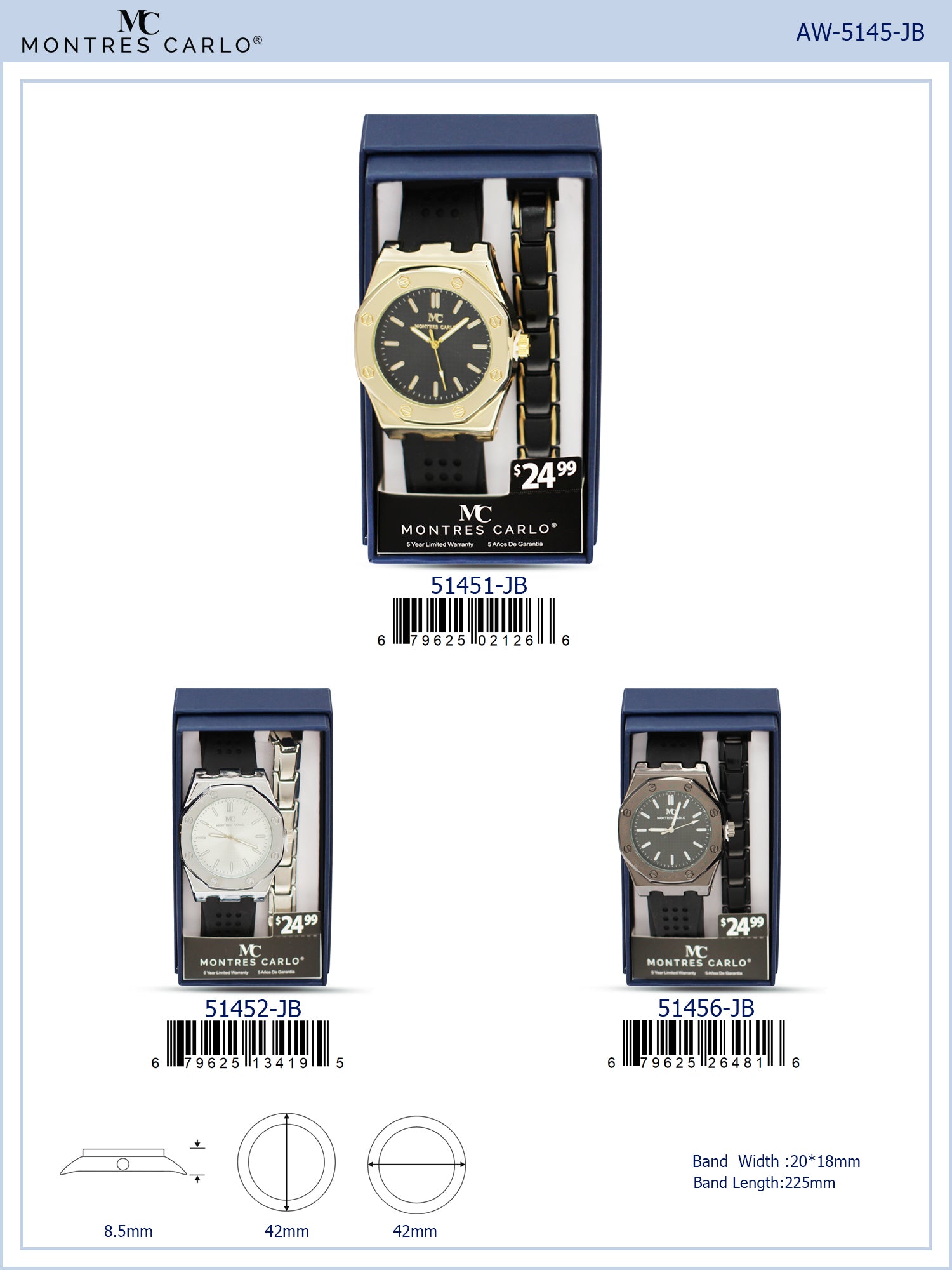 5145-JB - Watch Gift Box Collection