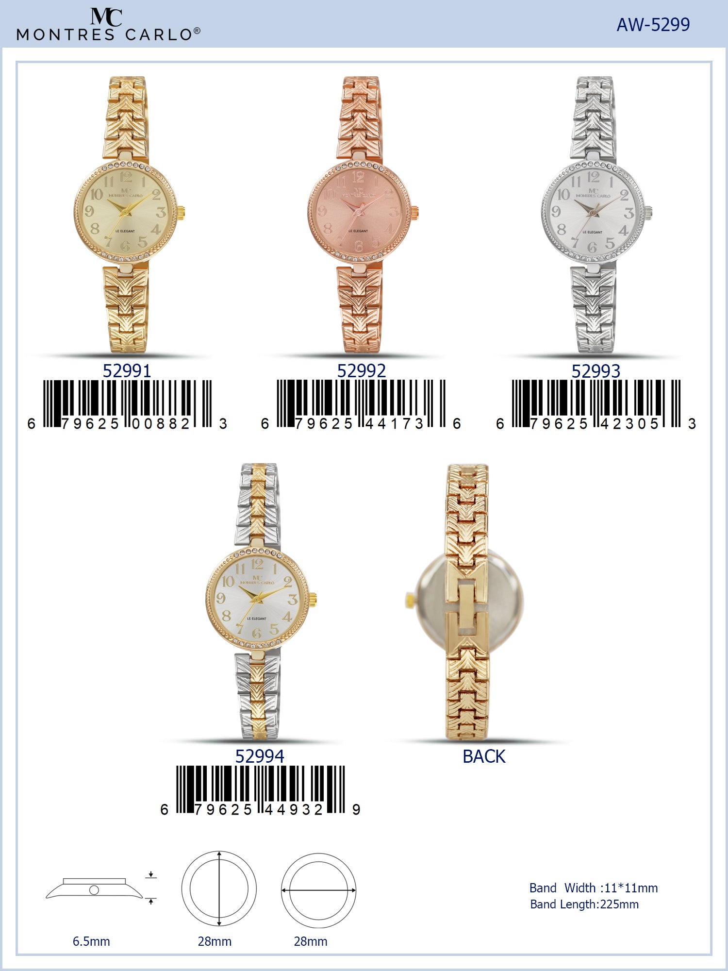 5299 - Bracelet Watch