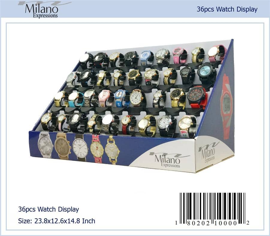 36 Piece Assorted Display with Men's and Ladies Watches (10000-36) Wholesale Watch - AkzanWholesale