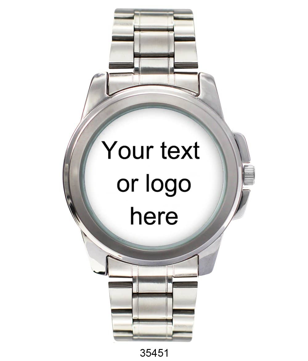 3545 - Customizable Metal Band Watch