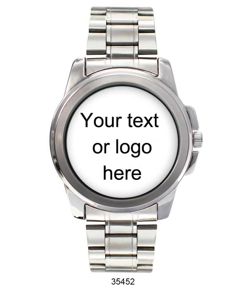 3545 - Customizable Metal Band Watch