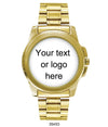3545 - Reloj con correa de metal personalizable