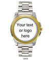 3545 - Reloj con correa de metal personalizable