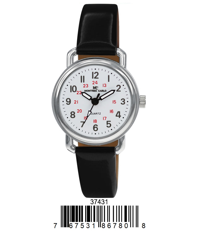 3743 - Vegan Leather Band Watch