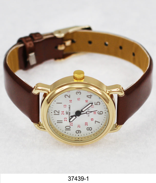 3743 - Vegan Leather Band Watch