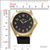 3744 - Reloj con correa de cuero vegano