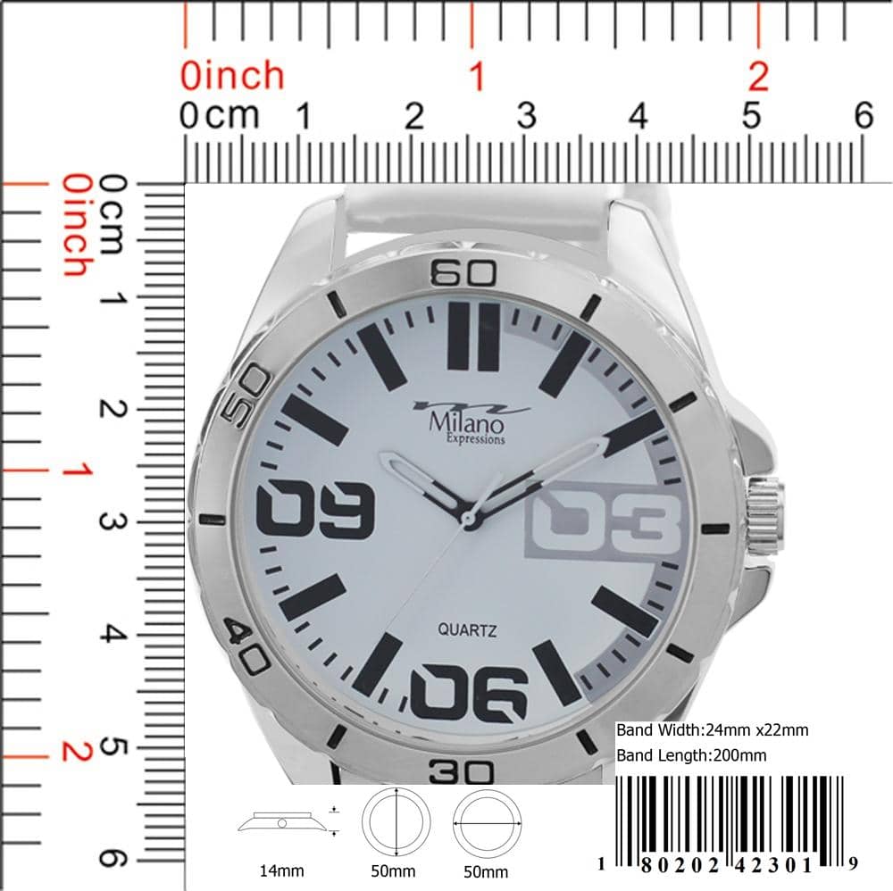 4230 - Silicon Band Watch