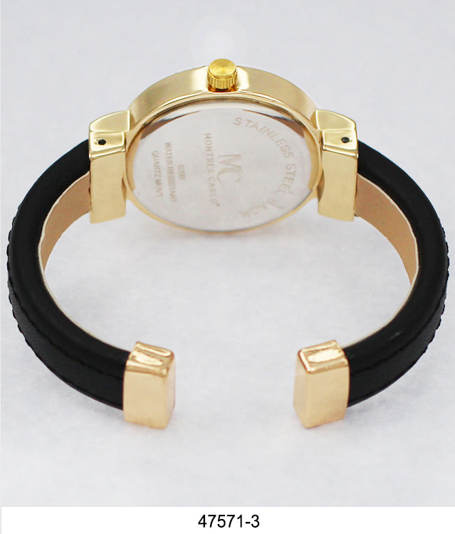 4757 - Leather Cuff Watch
