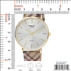 4857 - Reloj con correa de cuero vegano