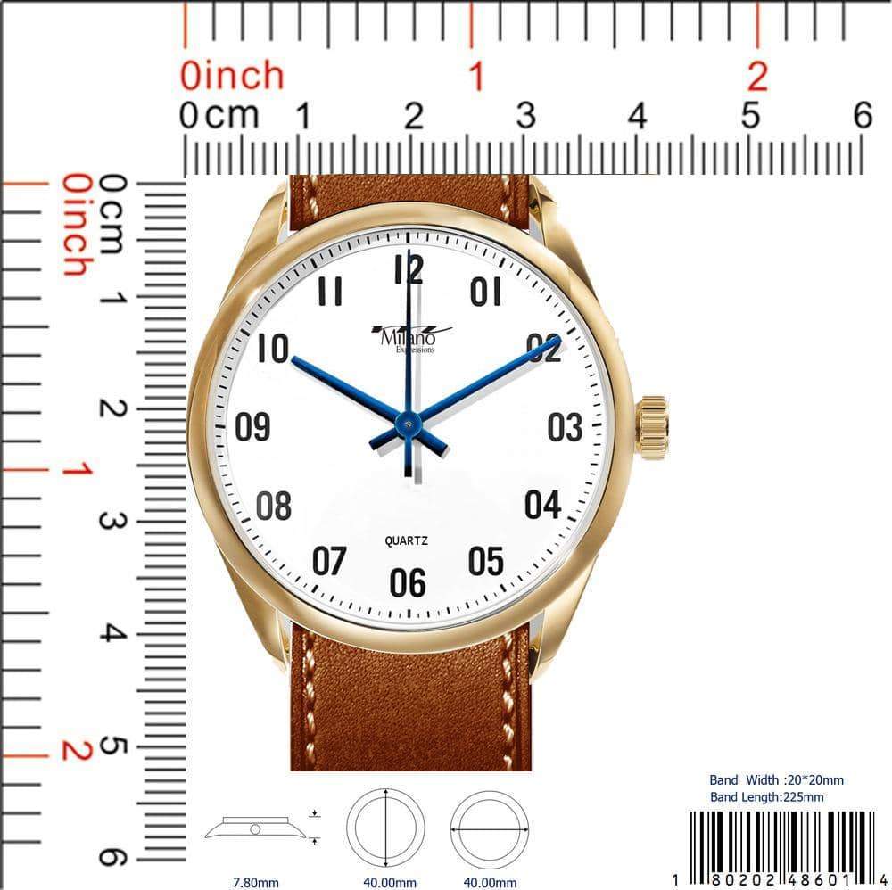 4860 - Vegan Leather Band Watch