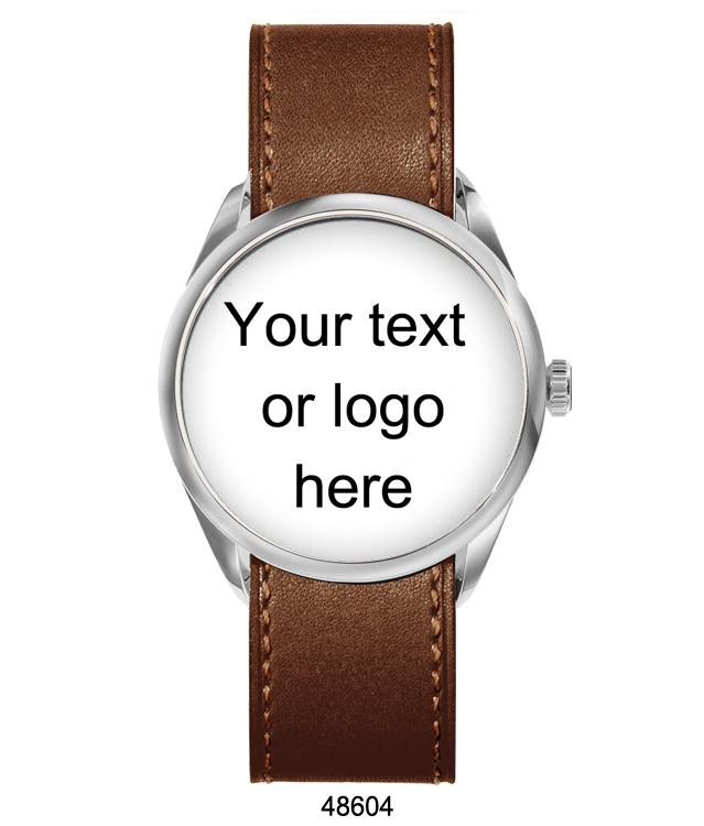 4860 - Reloj personalizable con correa de cuero vegano