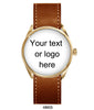 4860 - Reloj personalizable con correa de cuero vegano