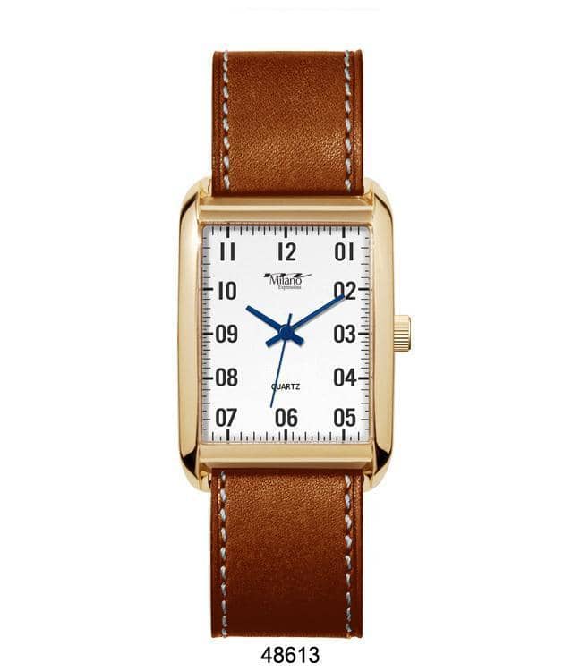4861 - Reloj con correa de cuero vegano