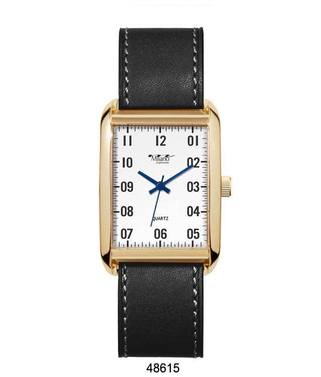 4861 - Reloj con correa de cuero vegano