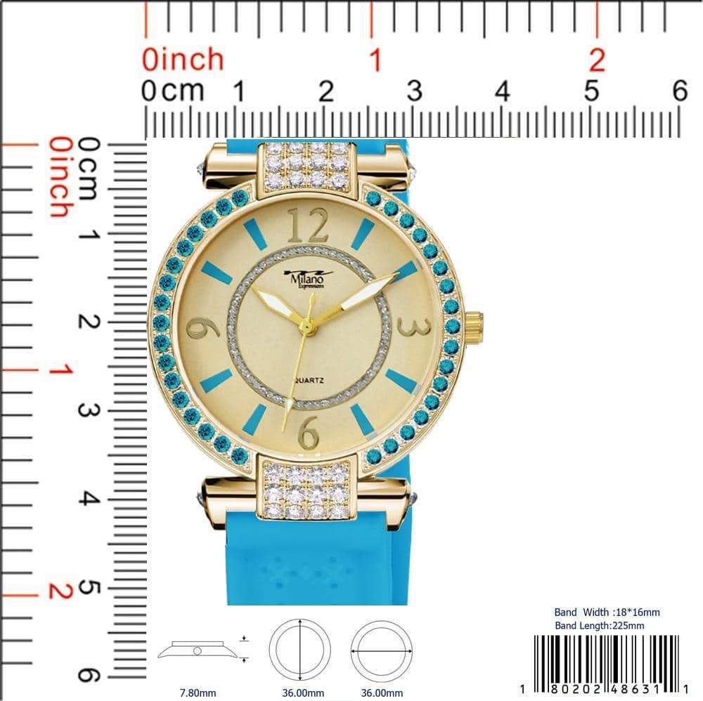 4863 - Reloj con correa de silicona
