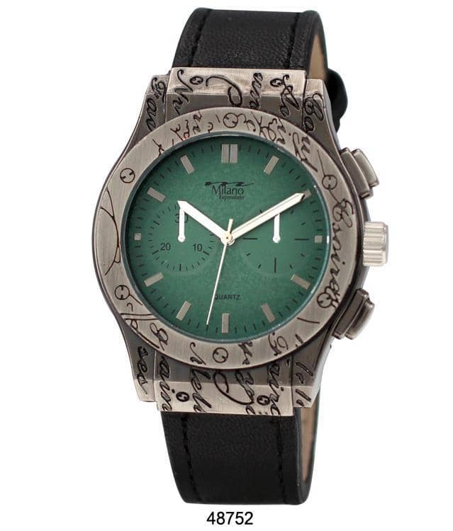 4875 - Reloj con correa de cuero vegano