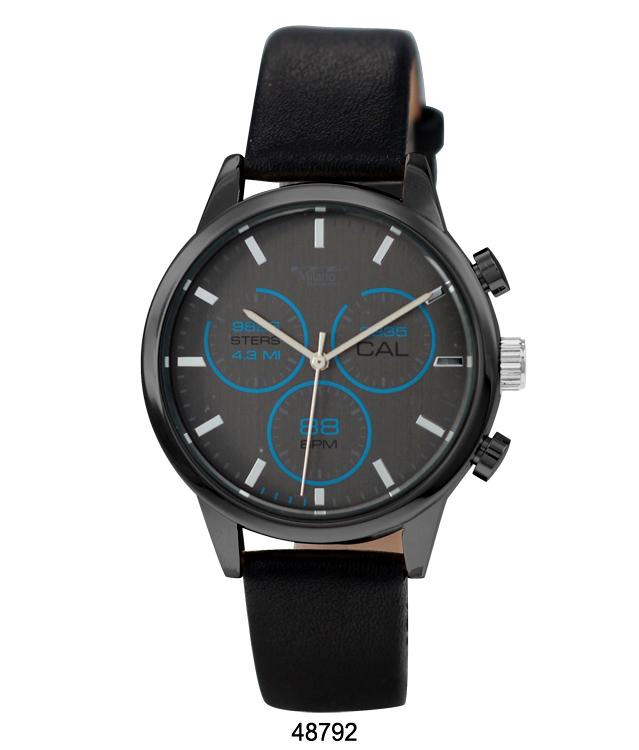 4879 - Reloj con correa de cuero vegano