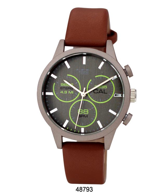 4879 - Reloj con correa de cuero vegano