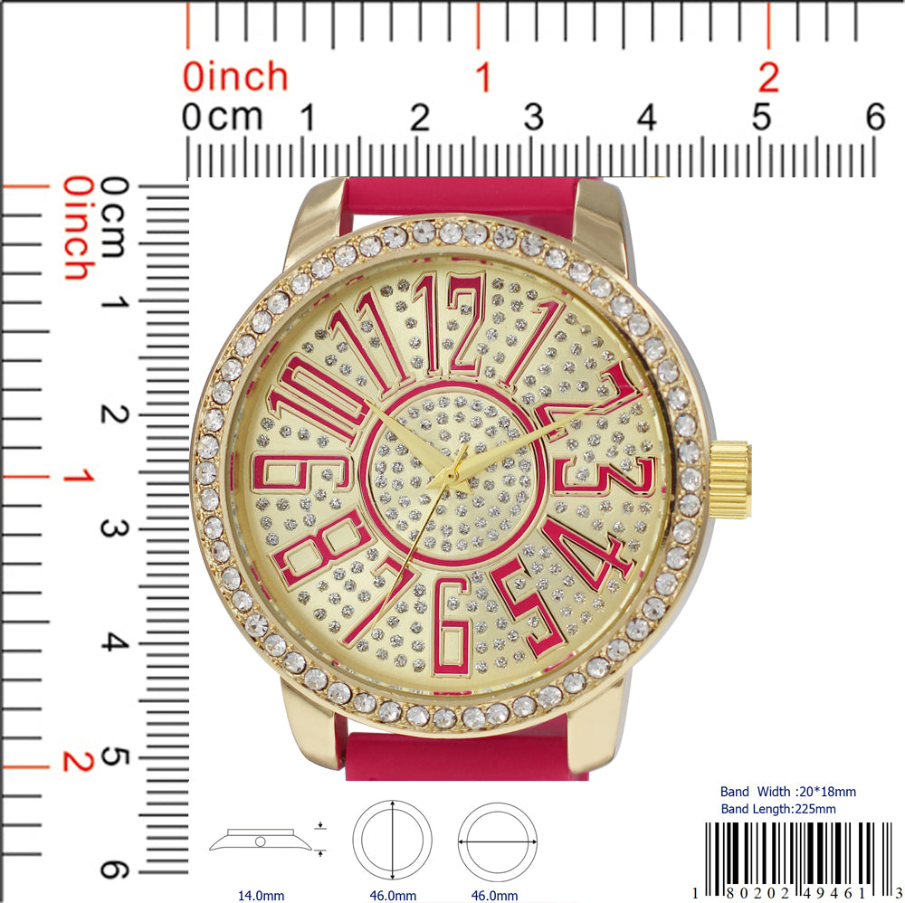 4946 - Reloj con correa de silicona