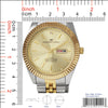 5042 - Metal Band Day and Date Watch