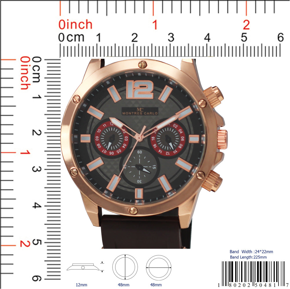 5048 - Reloj con correa de silicona