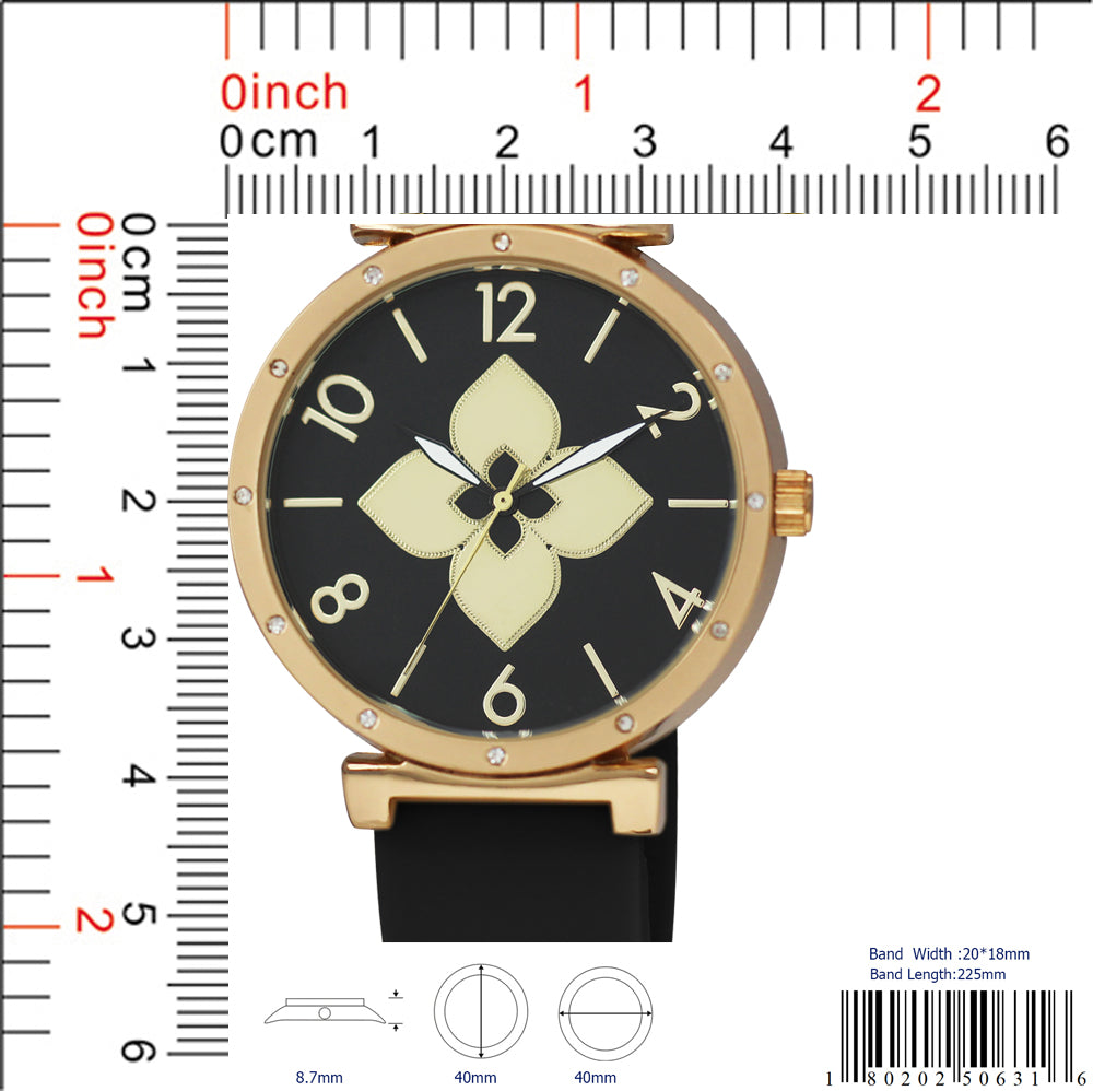 5063 - Reloj con correa de silicona