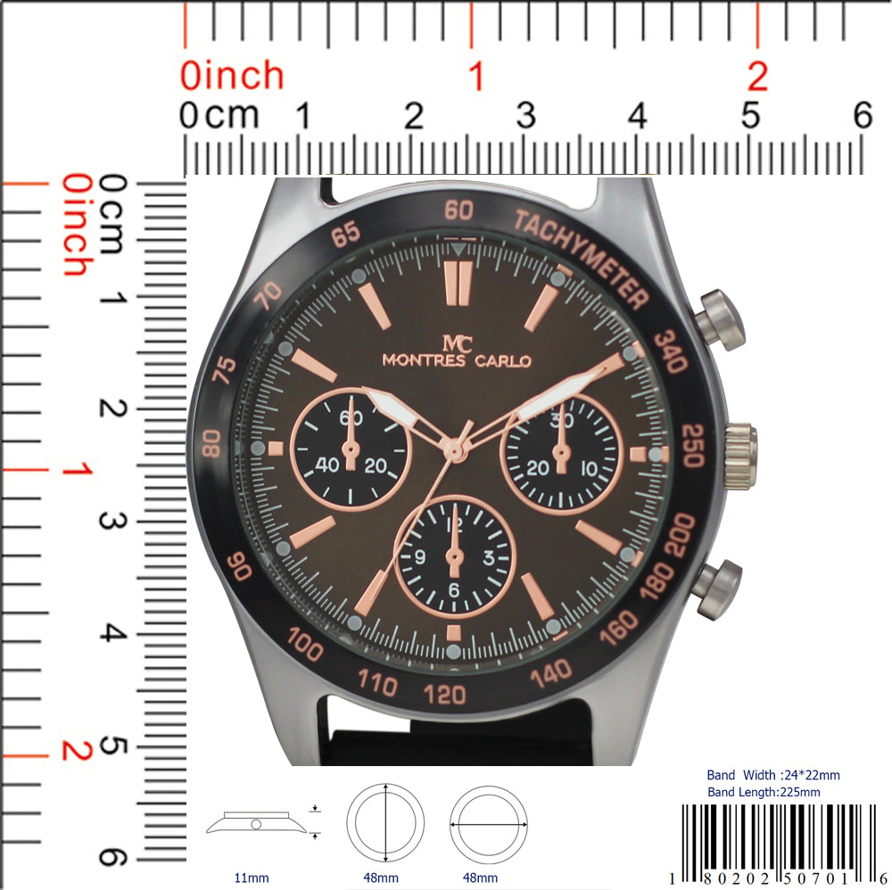 5070 - Reloj con correa de silicona