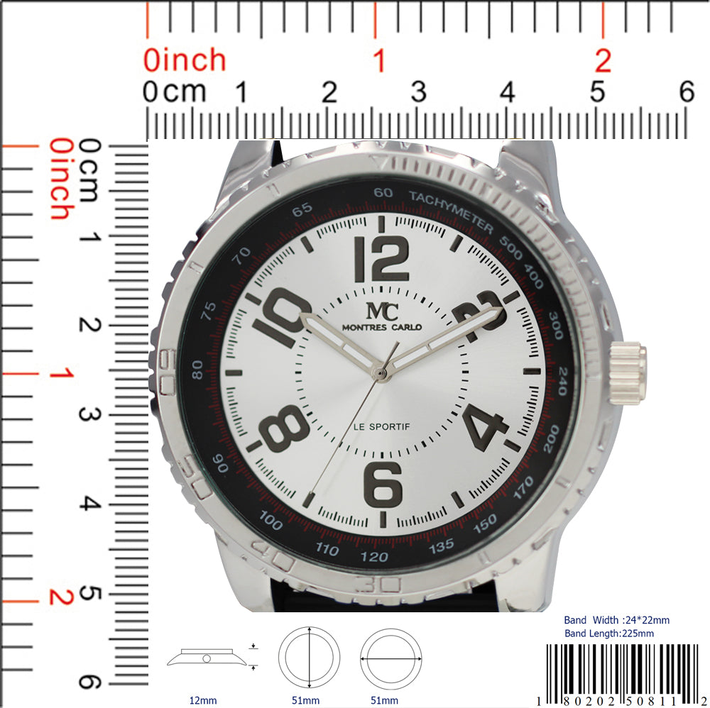 5081 - Reloj con correa de silicona