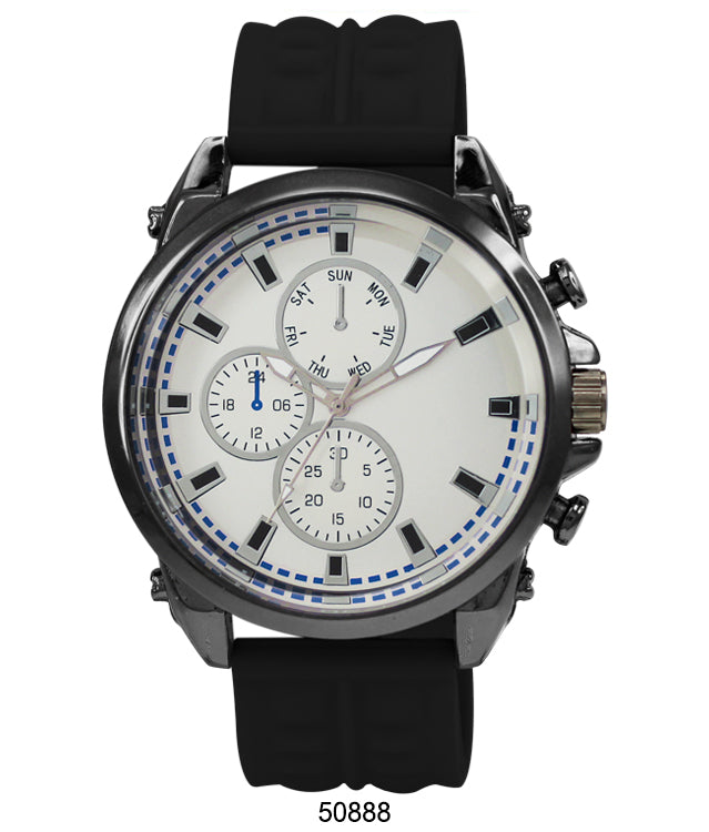 5088 - Reloj con correa de silicona preempaquetado