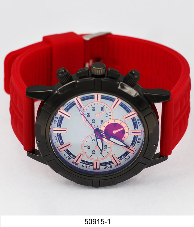 5091 - Reloj con correa de silicona preempaquetado