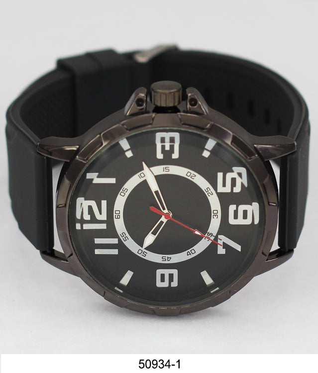 5093 - Reloj con correa de silicona preempaquetado