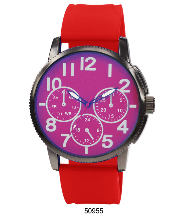 5095 - Reloj con correa de silicona preempaquetado