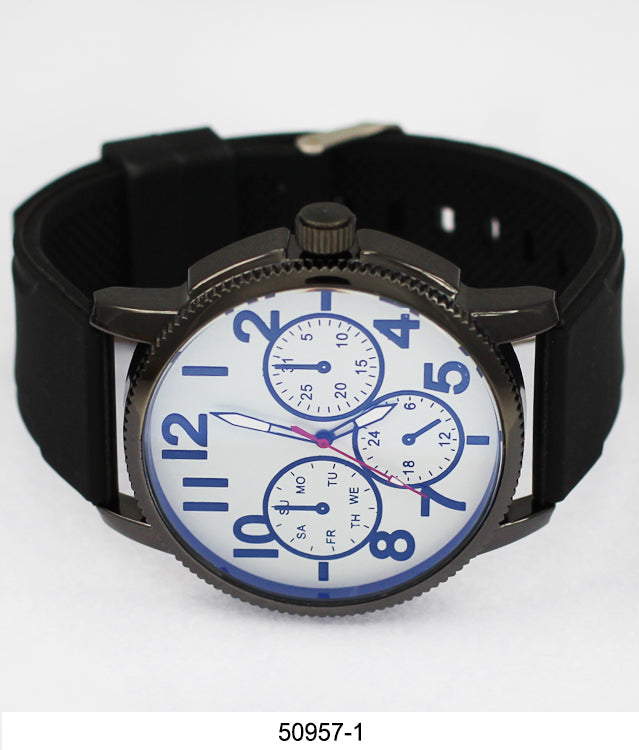 5095 - Prepacked Silicon Band Watch