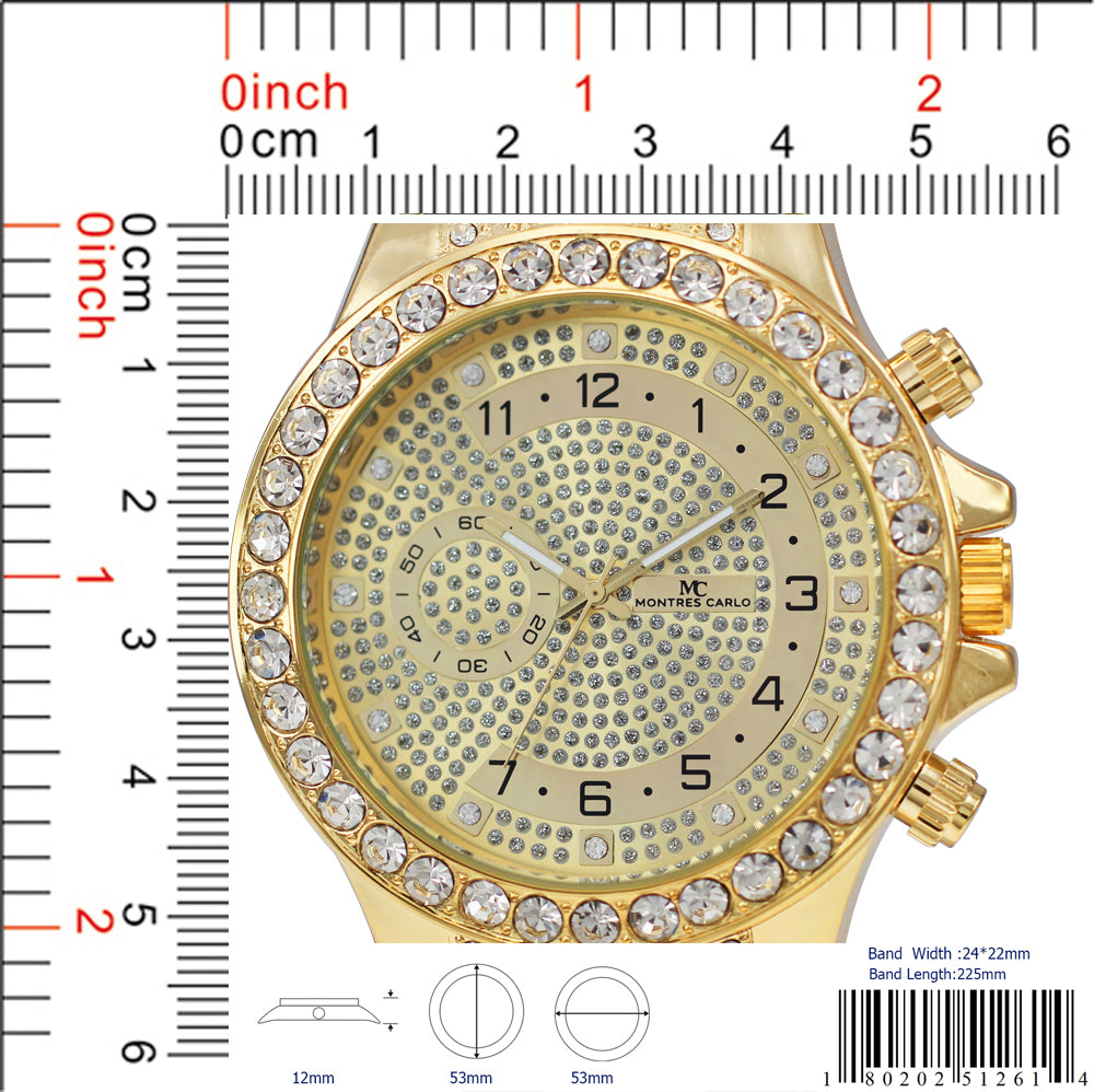 5126 - Reloj con correa tipo bala