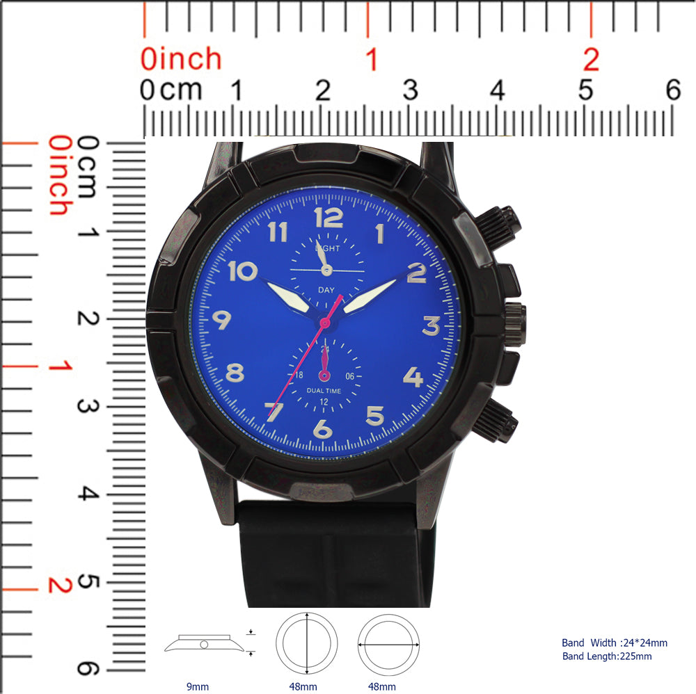 5181 - Reloj con correa de silicona preempaquetado
