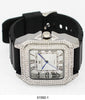 5159 - Iced Out Silicone Watch
