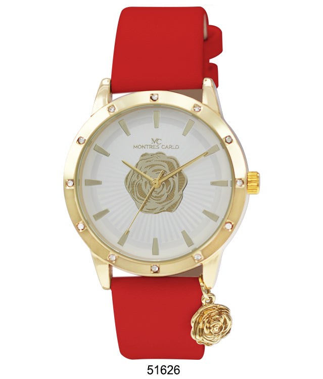 5162 - Reloj con correa de cuero vegano