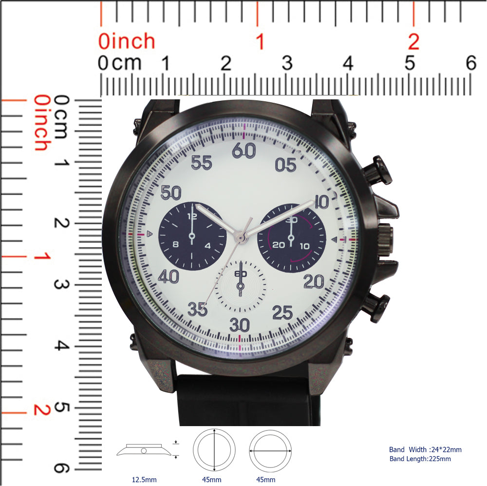 5179 - Reloj con correa de silicona preempaquetado