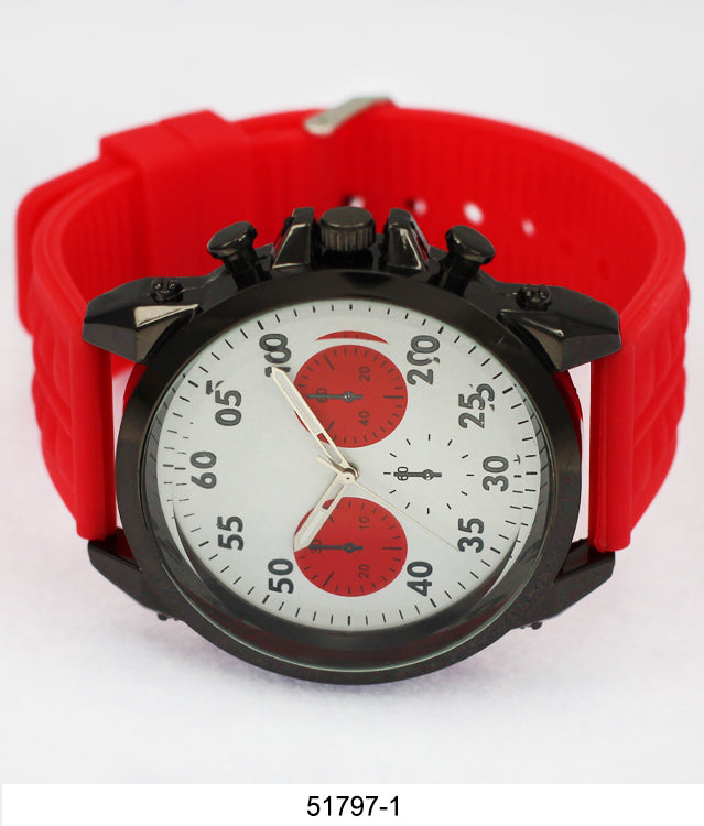 5179 - Reloj con correa de silicona preempaquetado