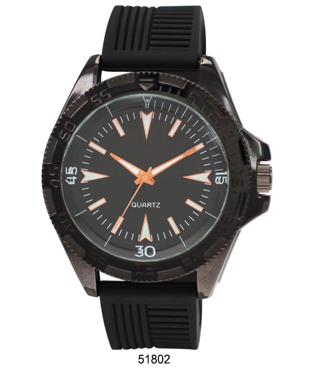 5180 - Prepacked Silicon Band Watch