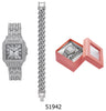 Load image into Gallery viewer, 5194 - Boxed Ice Metal Band Watch with Chain